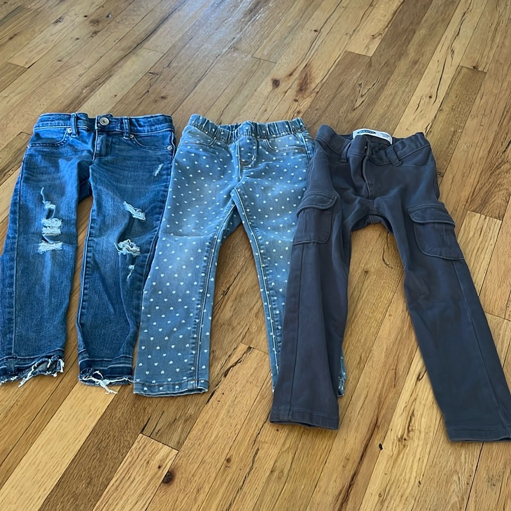 Girls jeggings 3 pairs